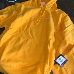 Golden/Yellow Champion Hoodie, Large